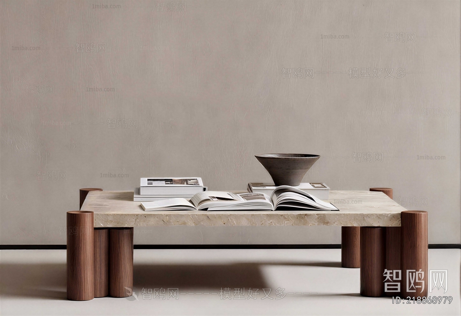 Wabi-sabi Style Coffee Table