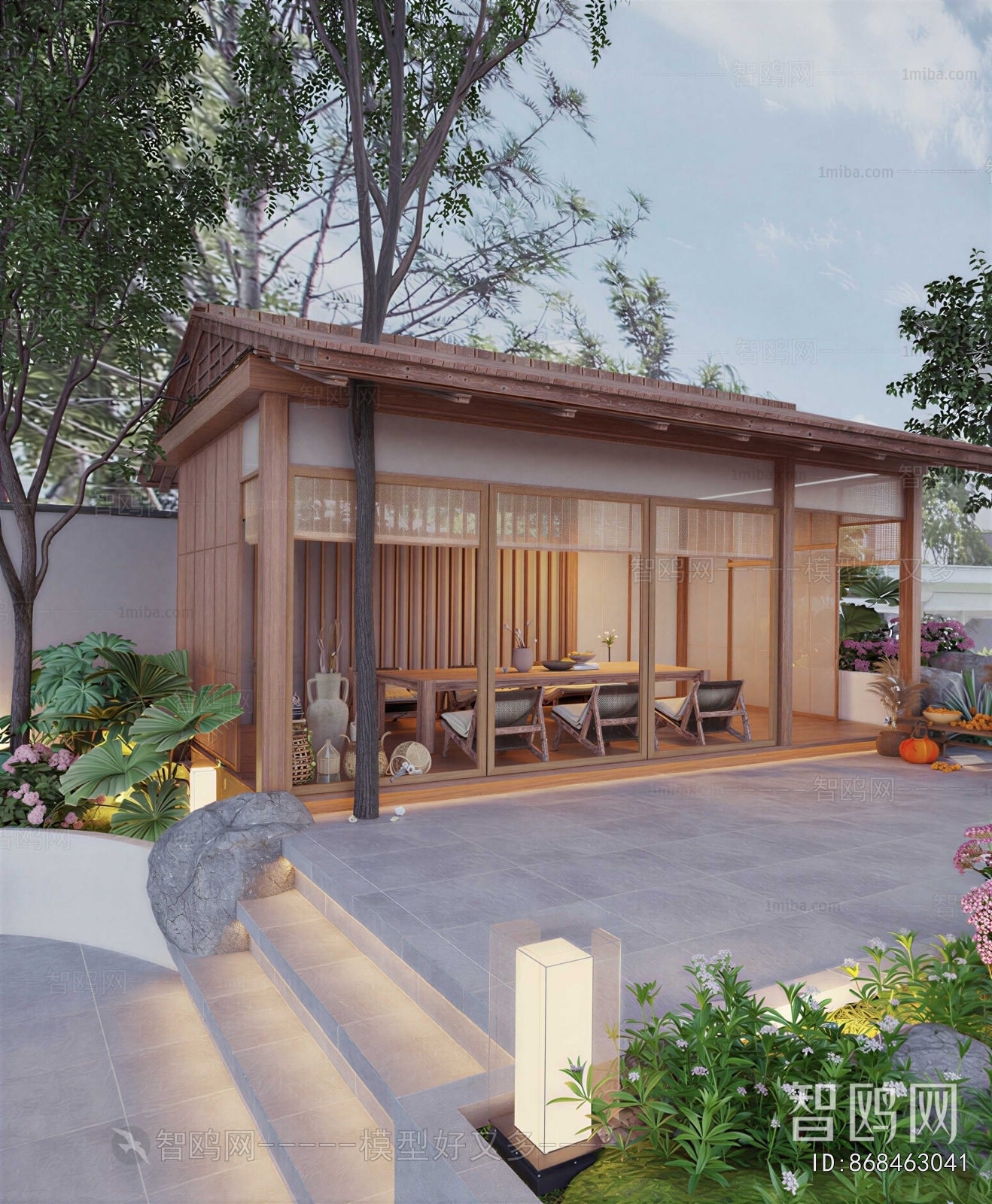 New Chinese Style Courtyard/landscape