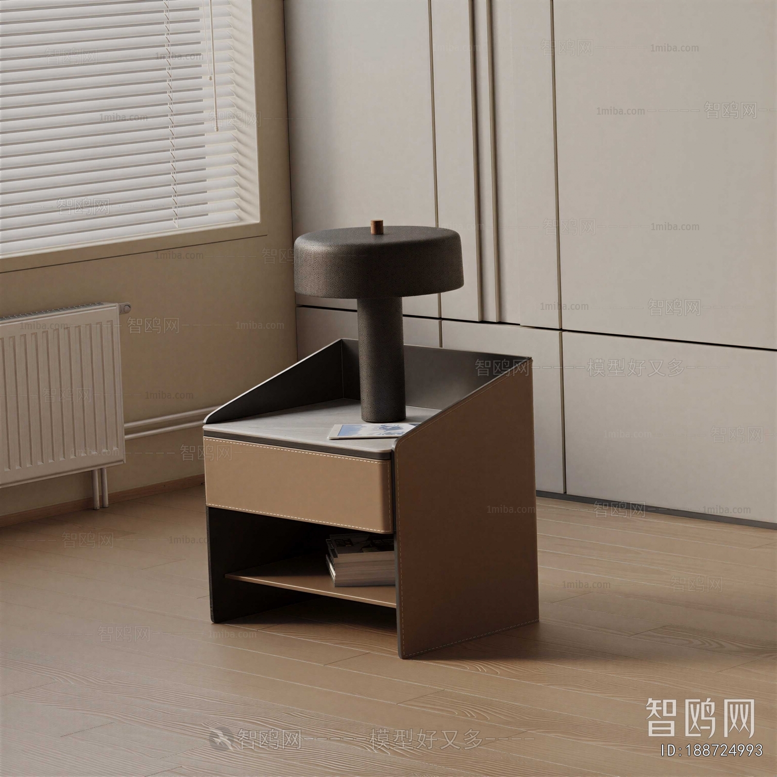 Modern Bedside Cupboard