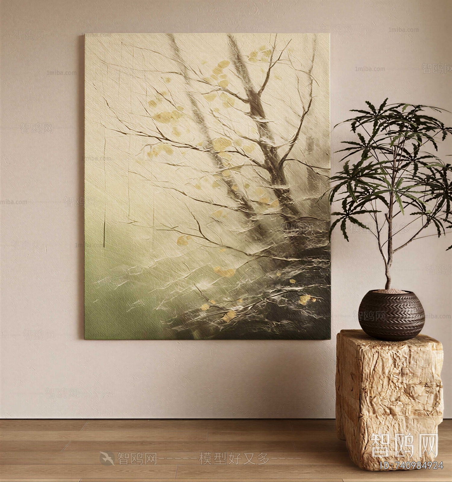 Wabi-sabi Style Painting
