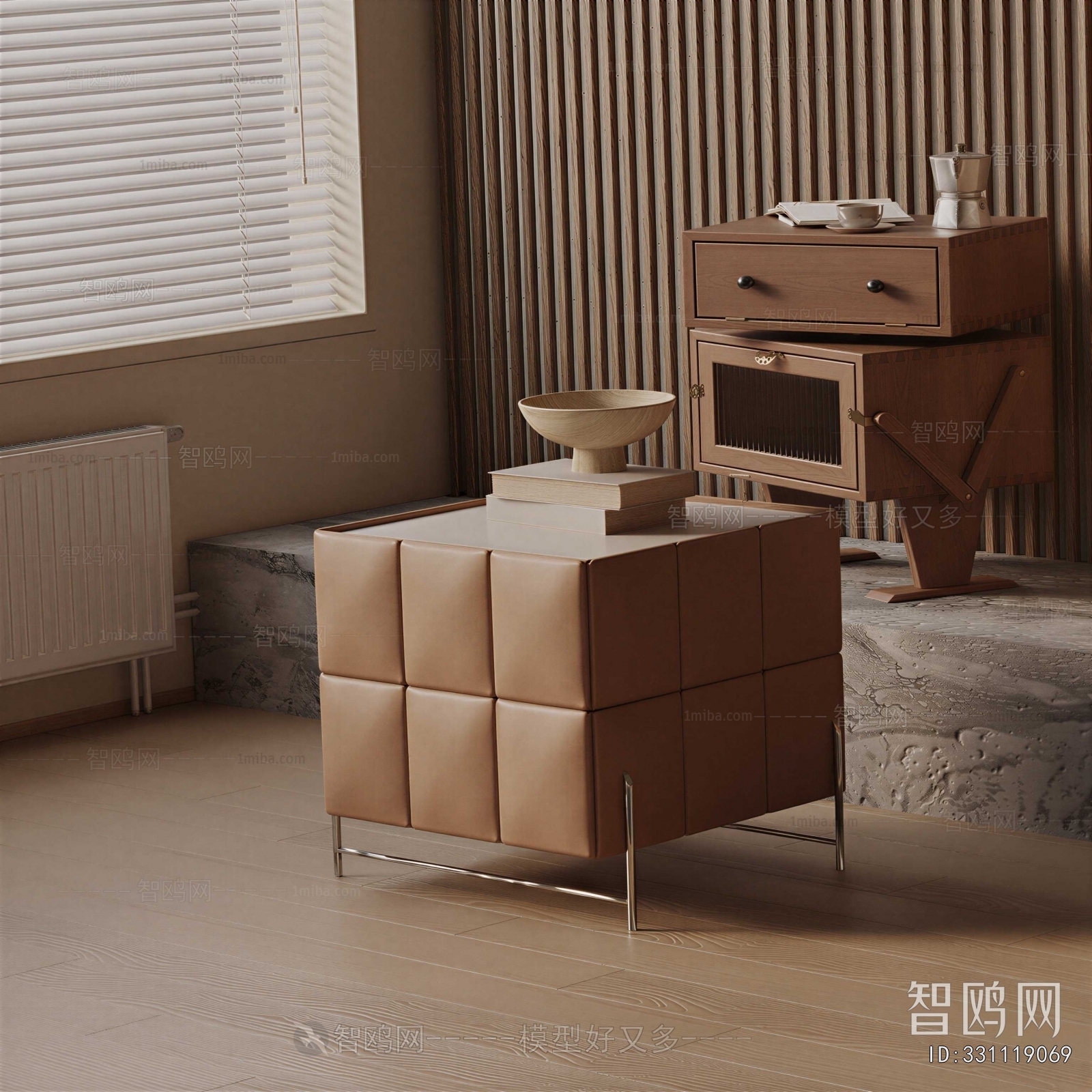 Modern Bedside Cupboard