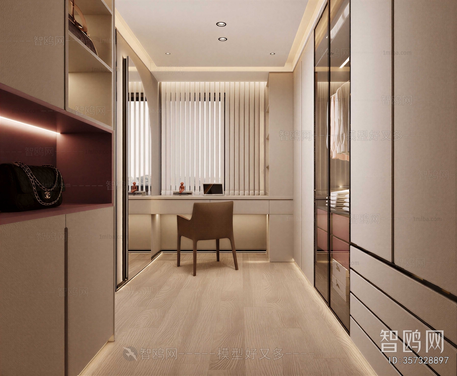 Modern Clothes Storage Area