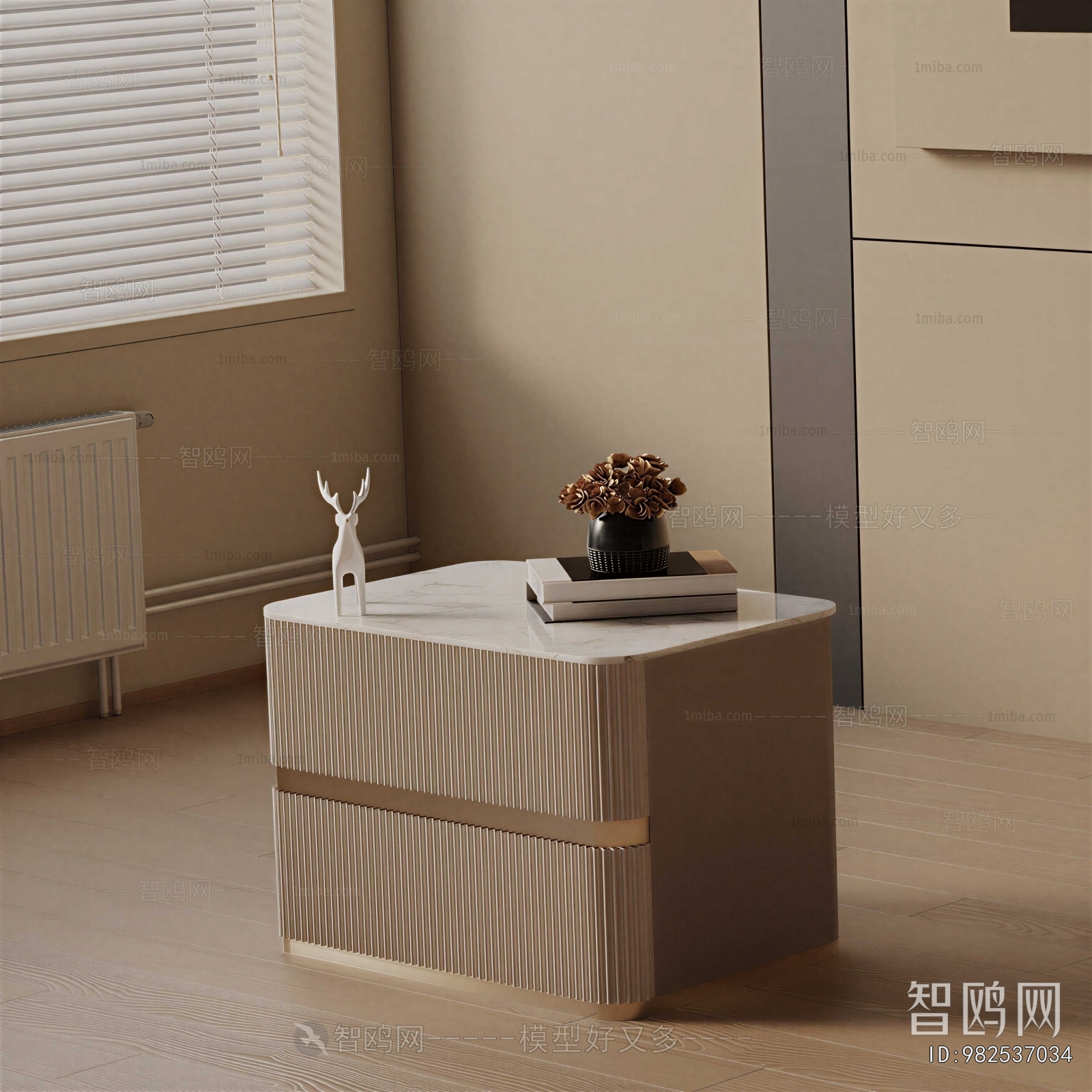 Modern Bedside Cupboard