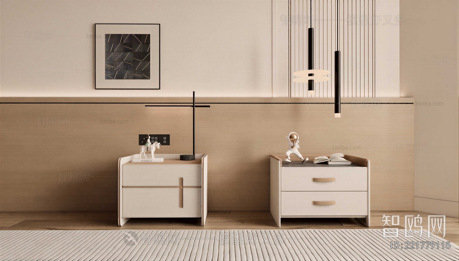 Modern Bedside Cupboard