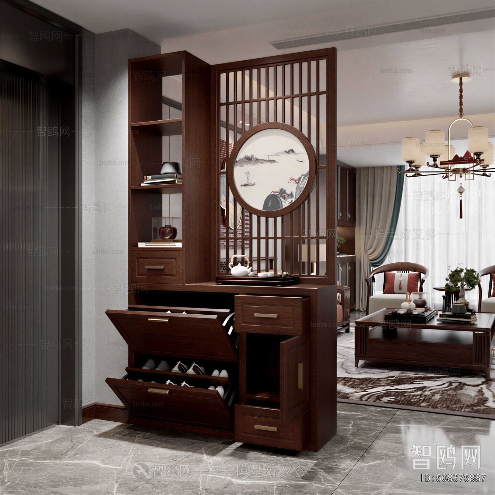 New Chinese Style Hallway