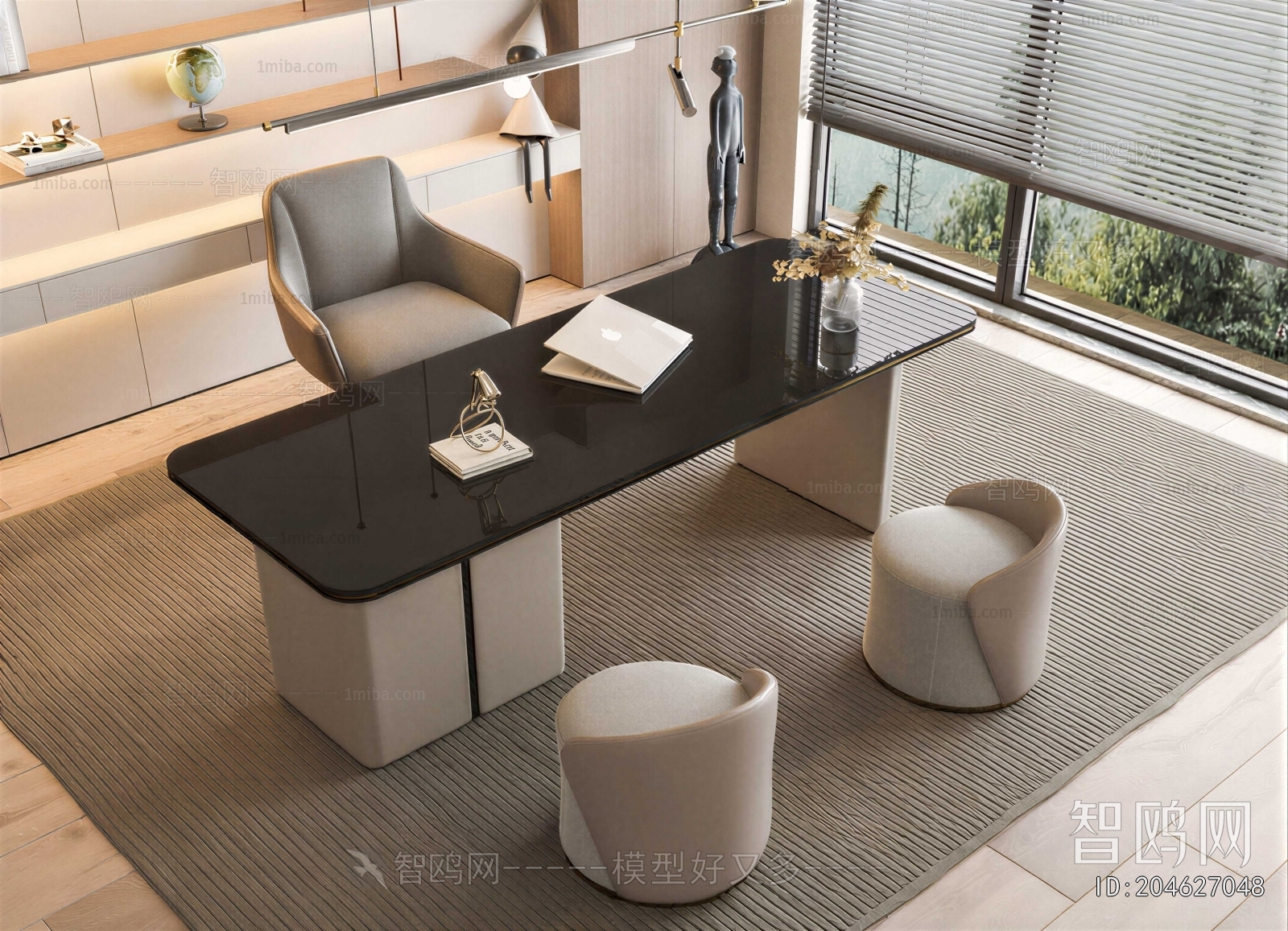 Modern Computer Desk And Chair