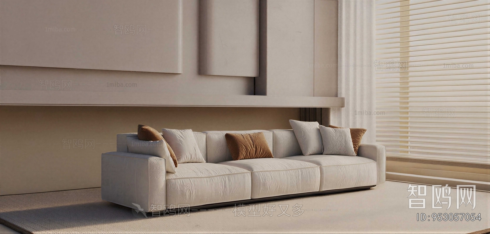 Modern Three-seat Sofa