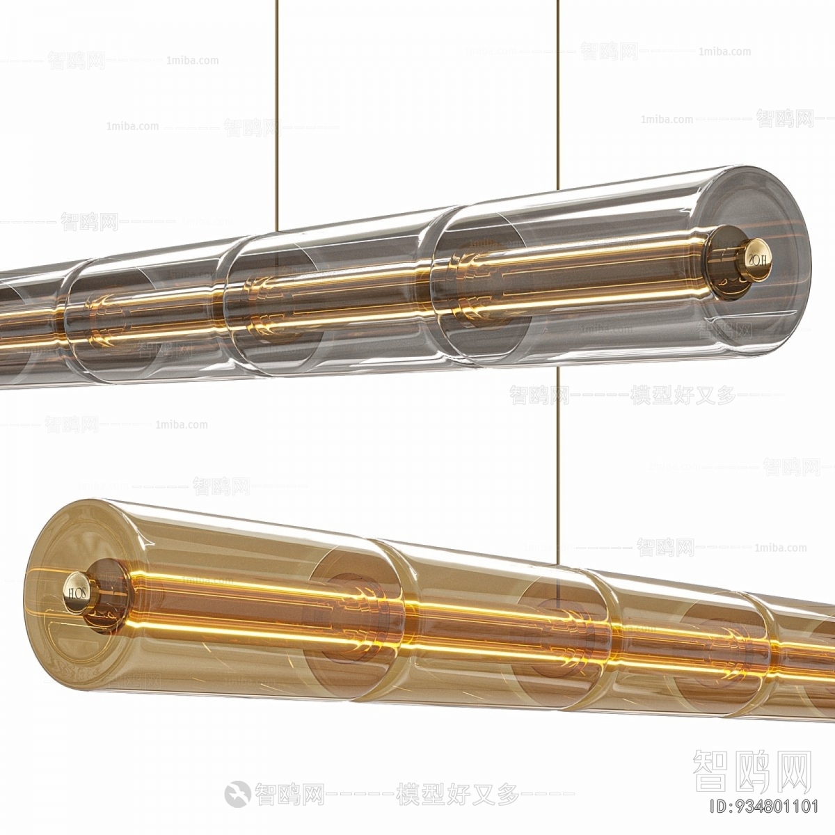 Modern Long Chandelier