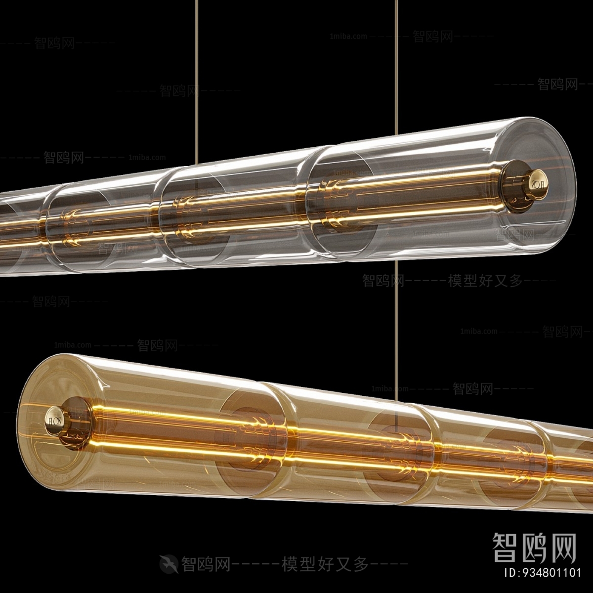 Modern Long Chandelier