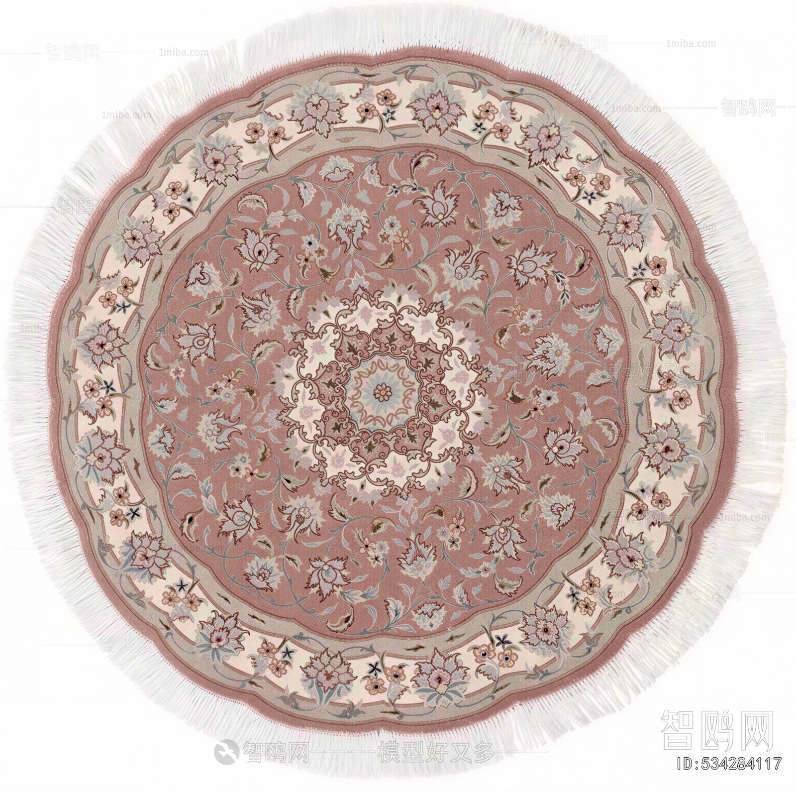 European Style Circular Carpet