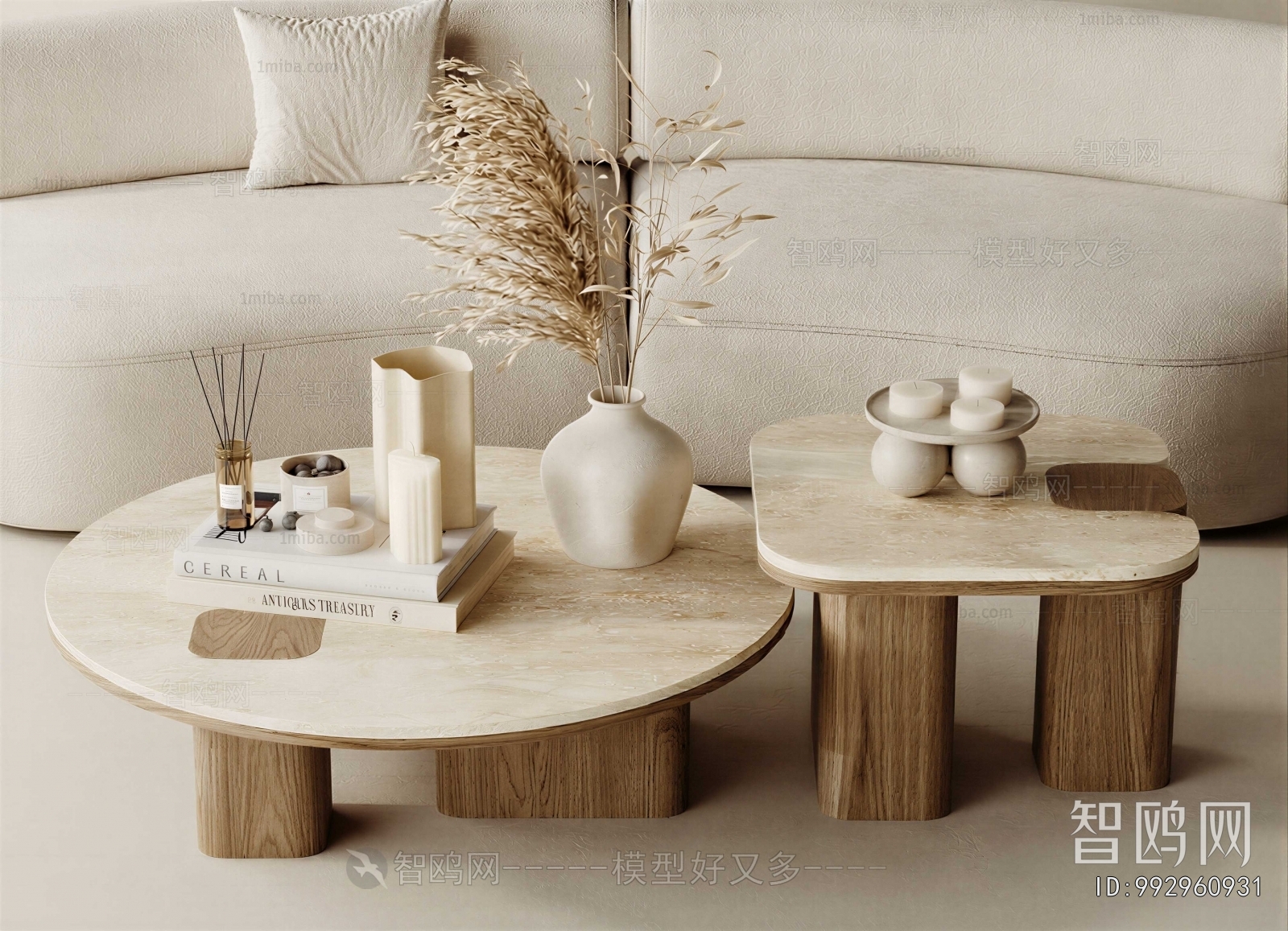 Wabi-sabi Style Coffee Table