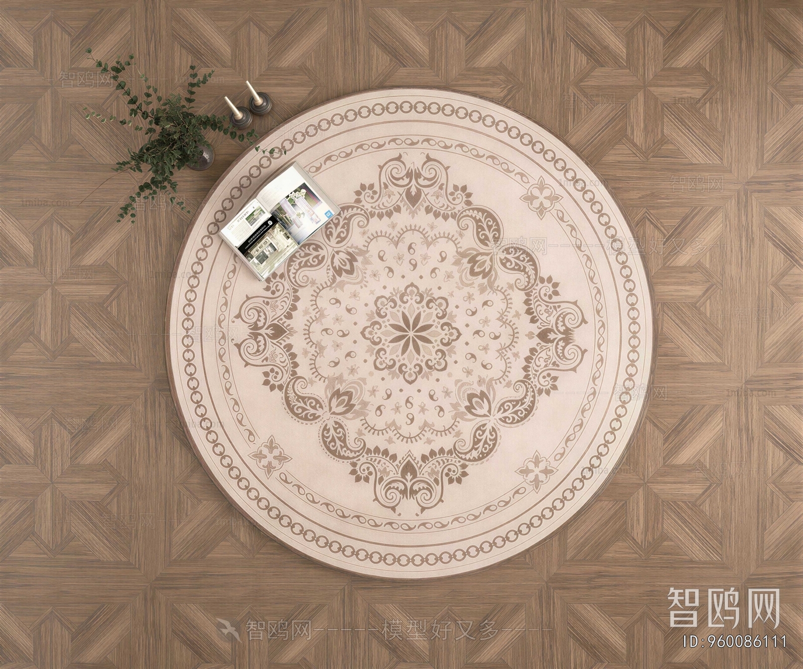 European Style Circular Carpet