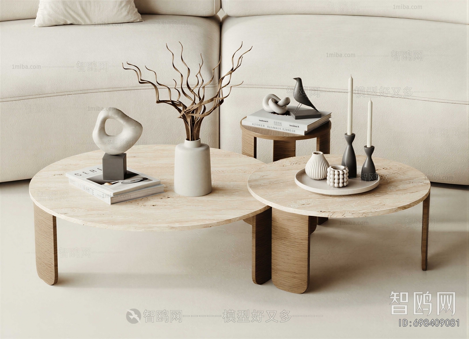 Wabi-sabi Style Coffee Table