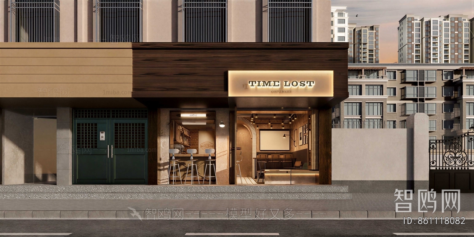 Industrial Style Facade Element