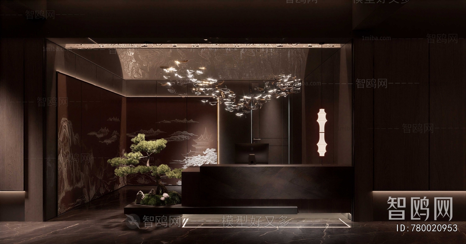 New Chinese Style Lobby Hall