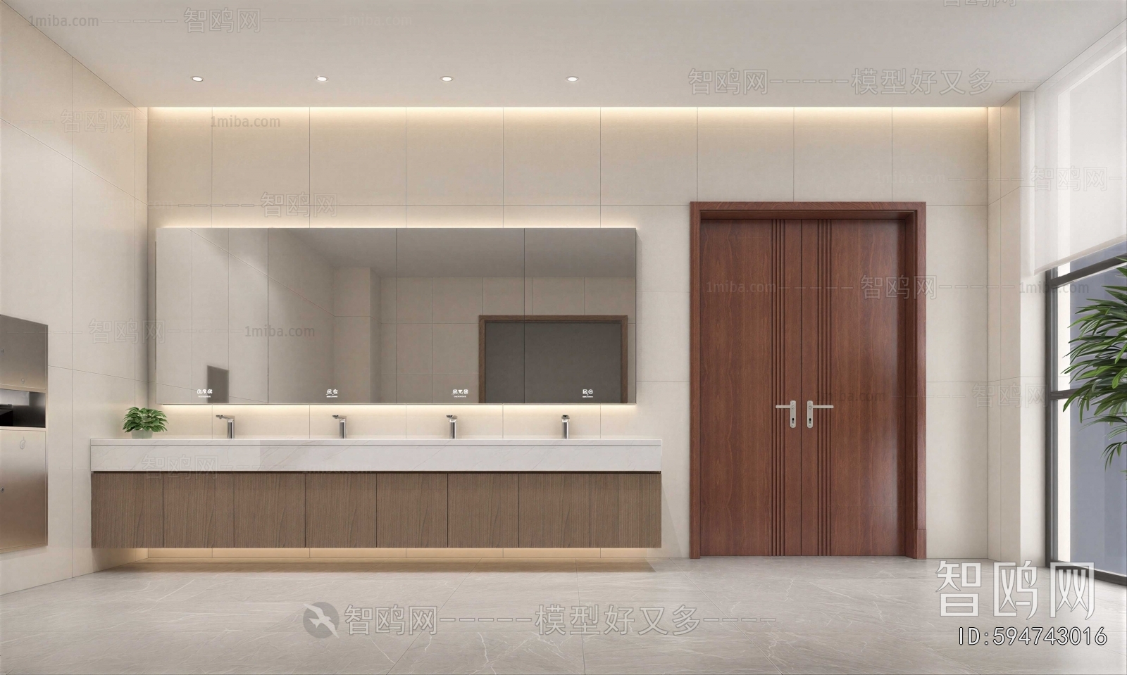 Modern Public Toilet