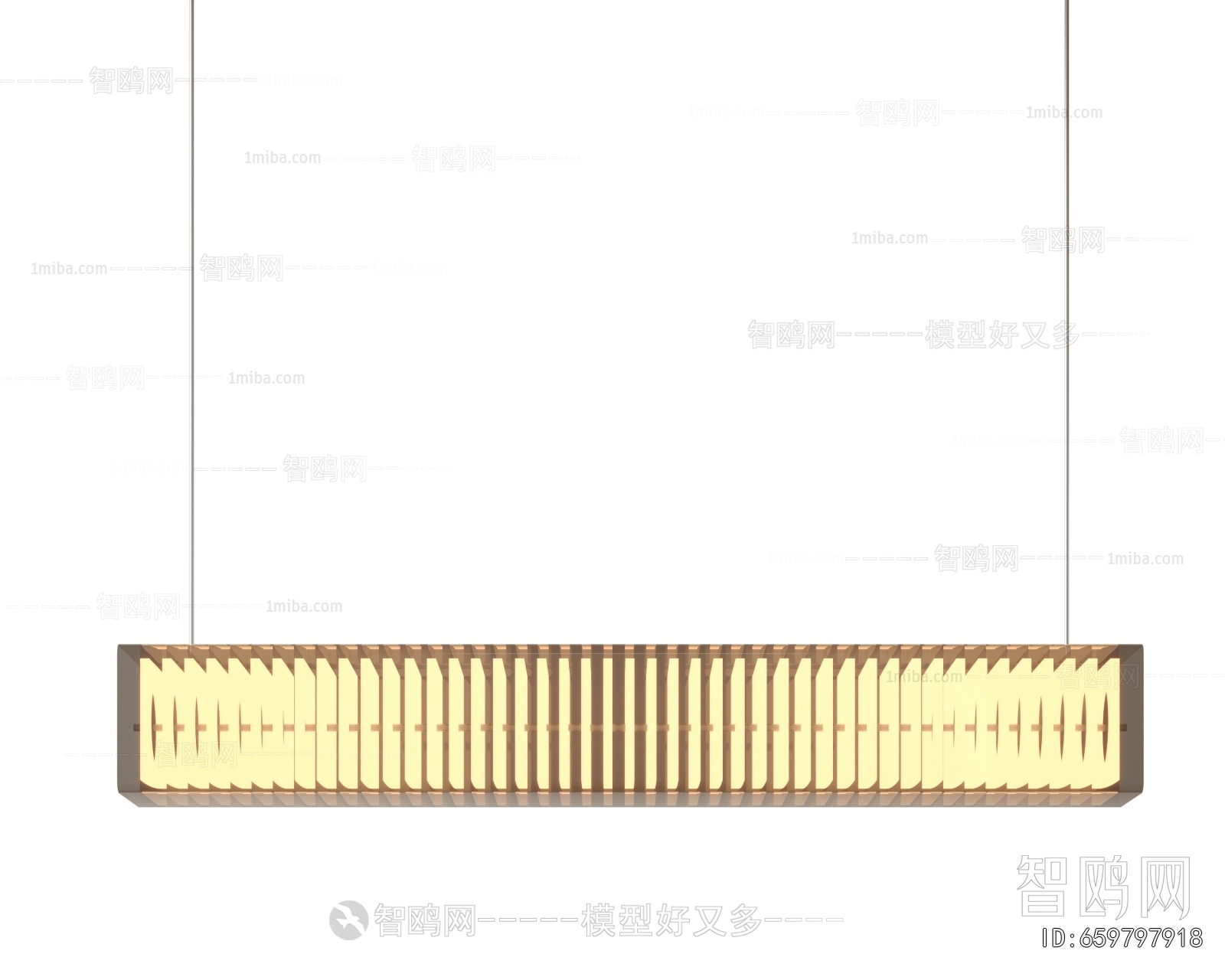 Modern Long Chandelier