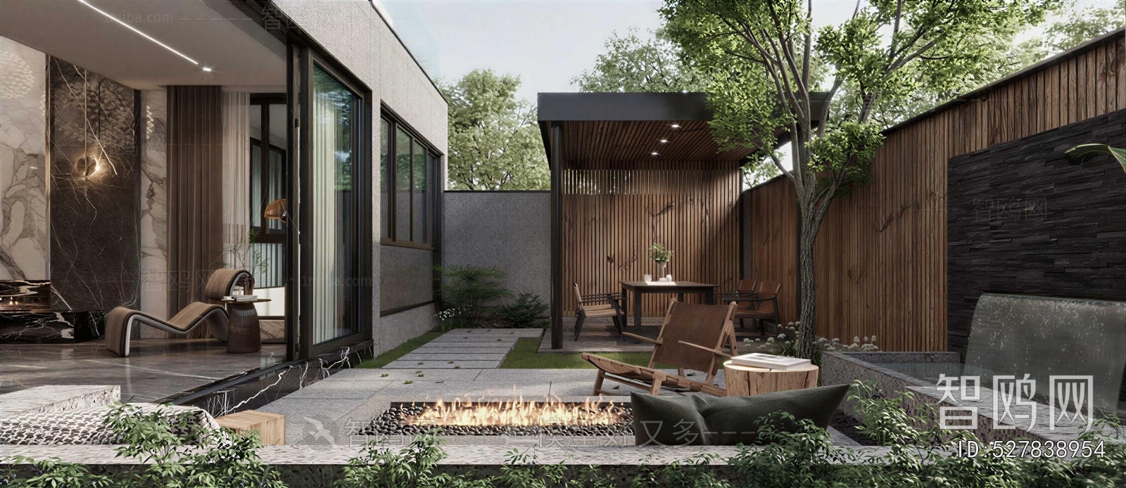 New Chinese Style Courtyard/landscape