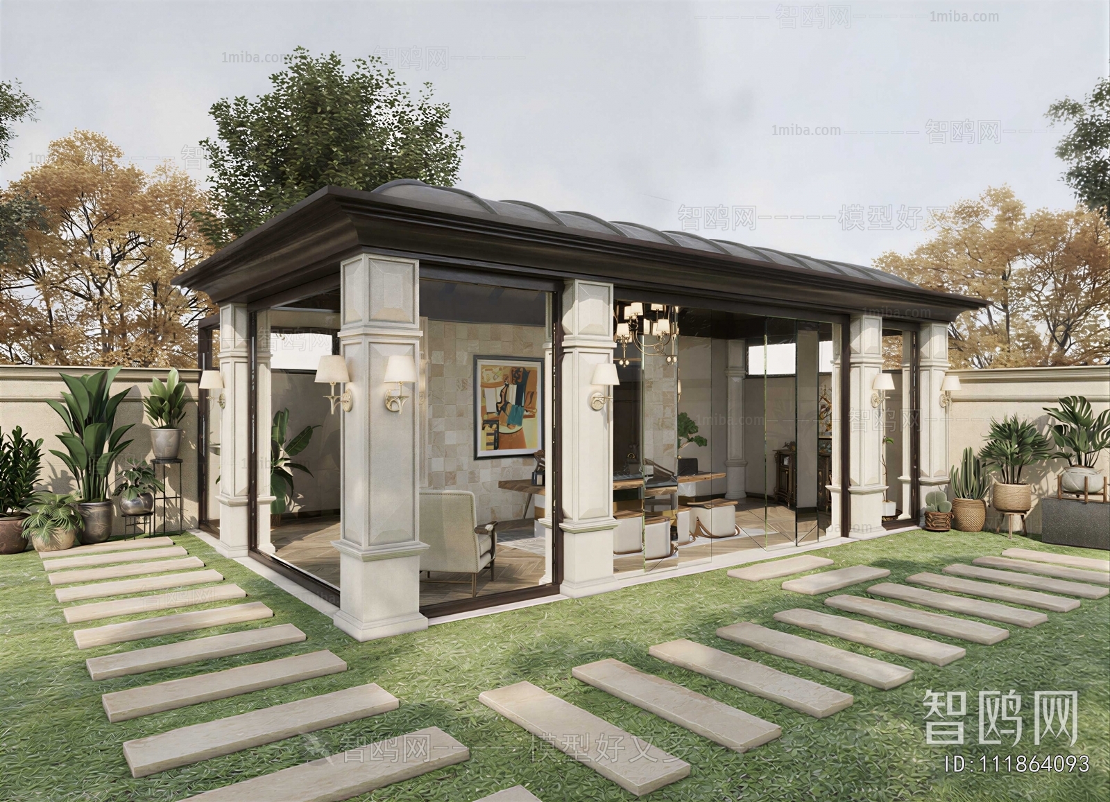 Modern Glass Sunshine Room