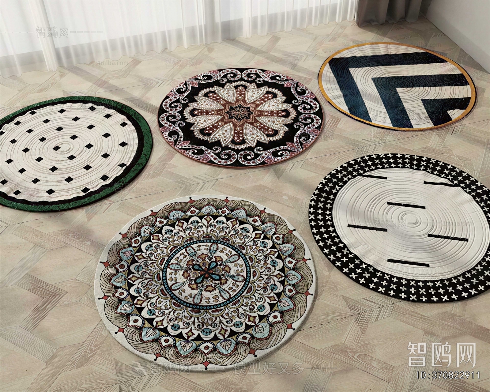 Modern Circular Carpet