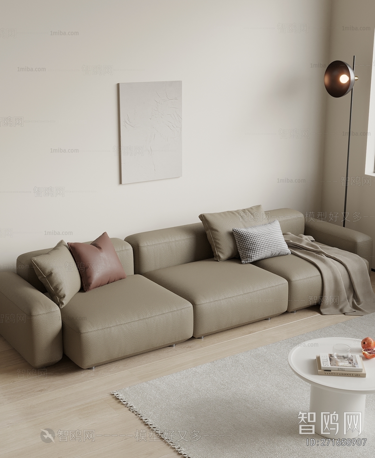 Modern Three-seat Sofa
