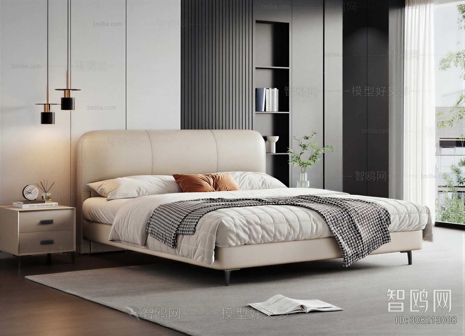 Modern Double Bed