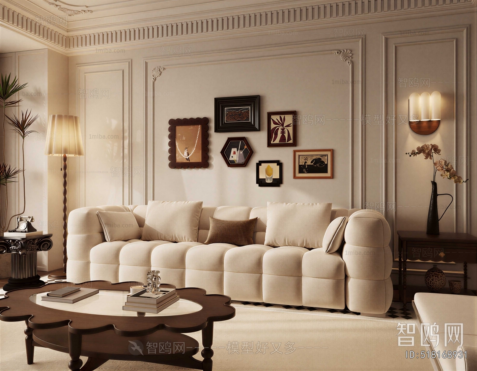 French Style Sofa Combination