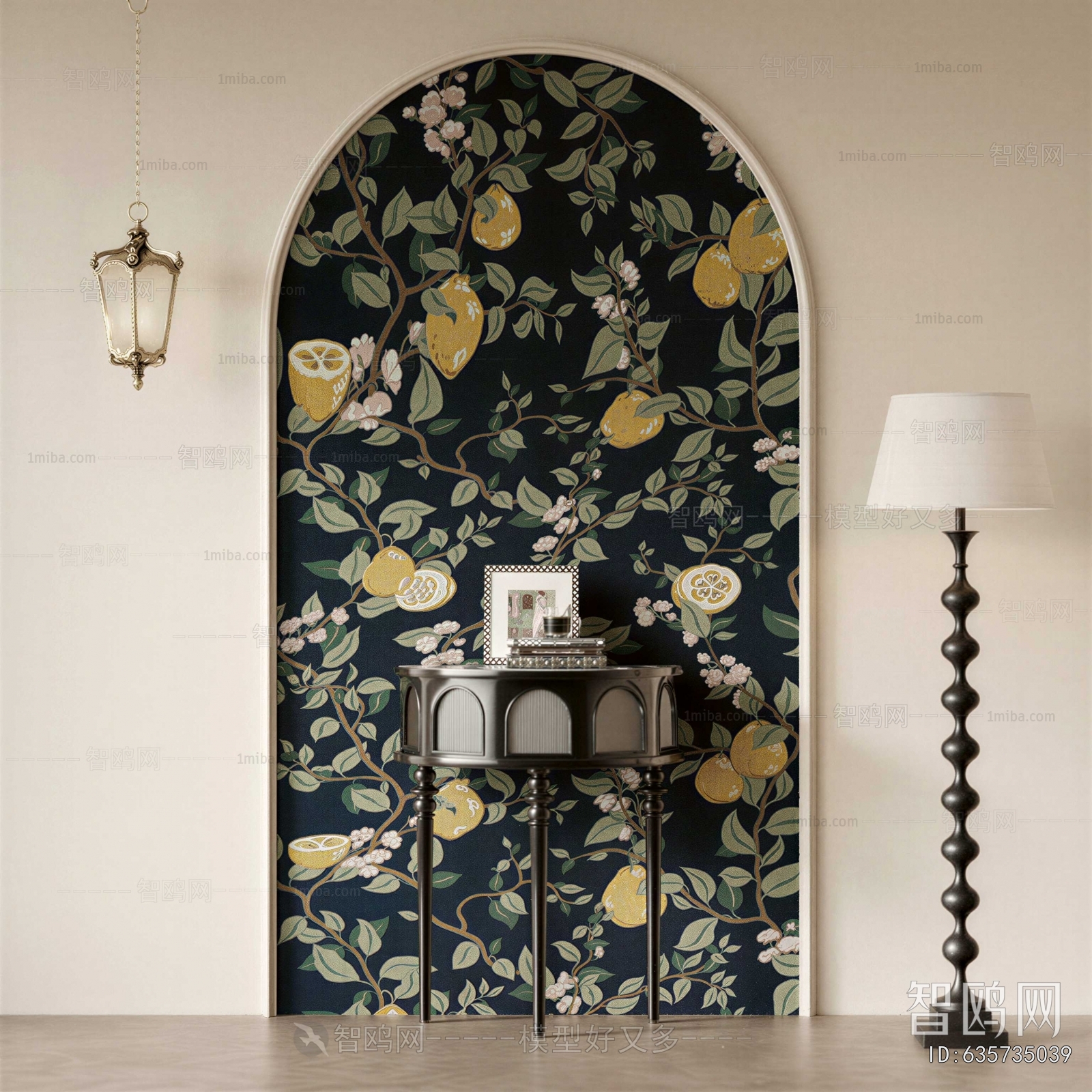 French Style Entrance Cabinet