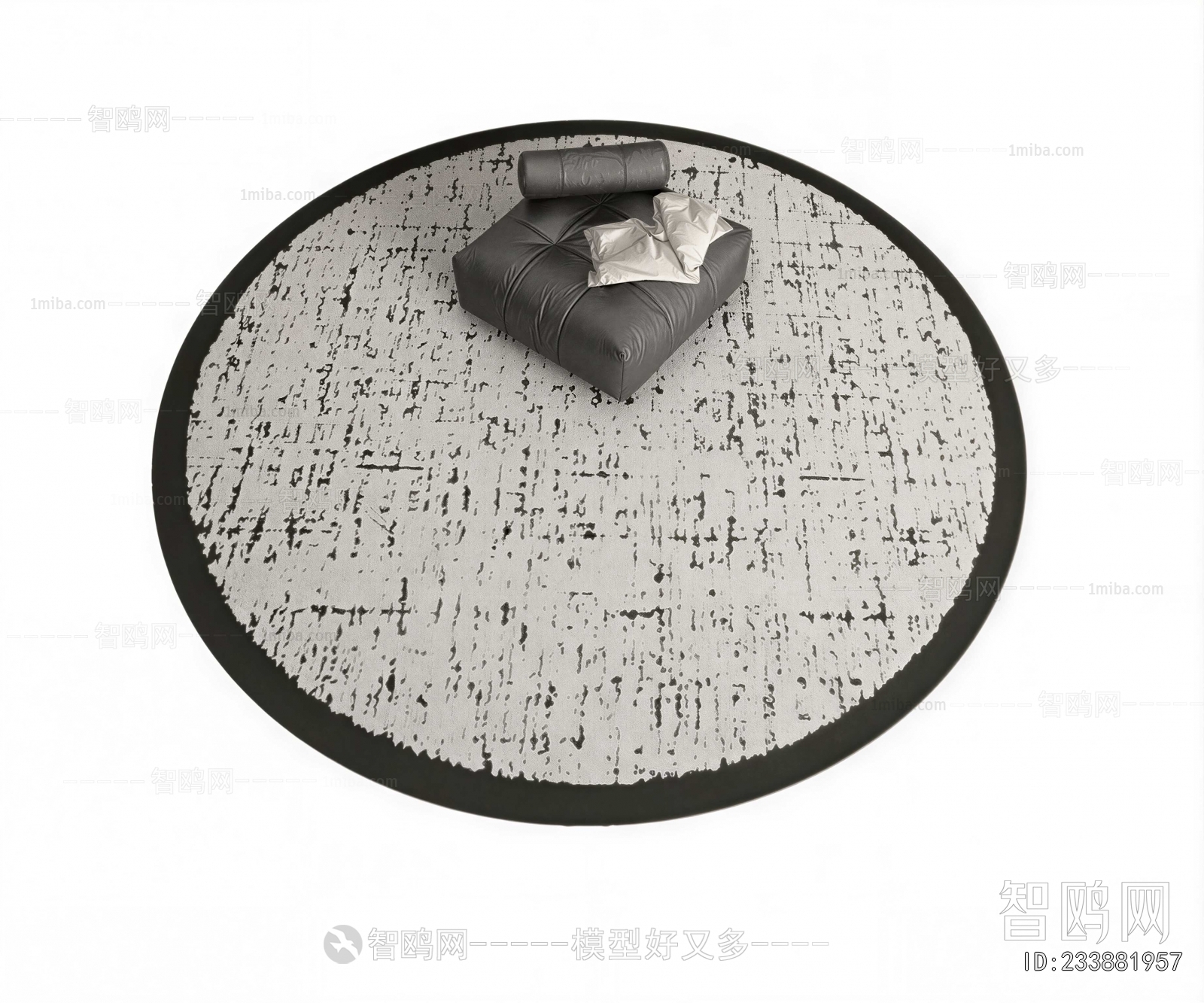 French Style Circular Carpet