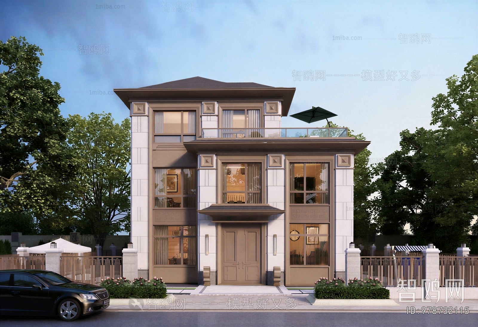 New Chinese Style Detached Villa