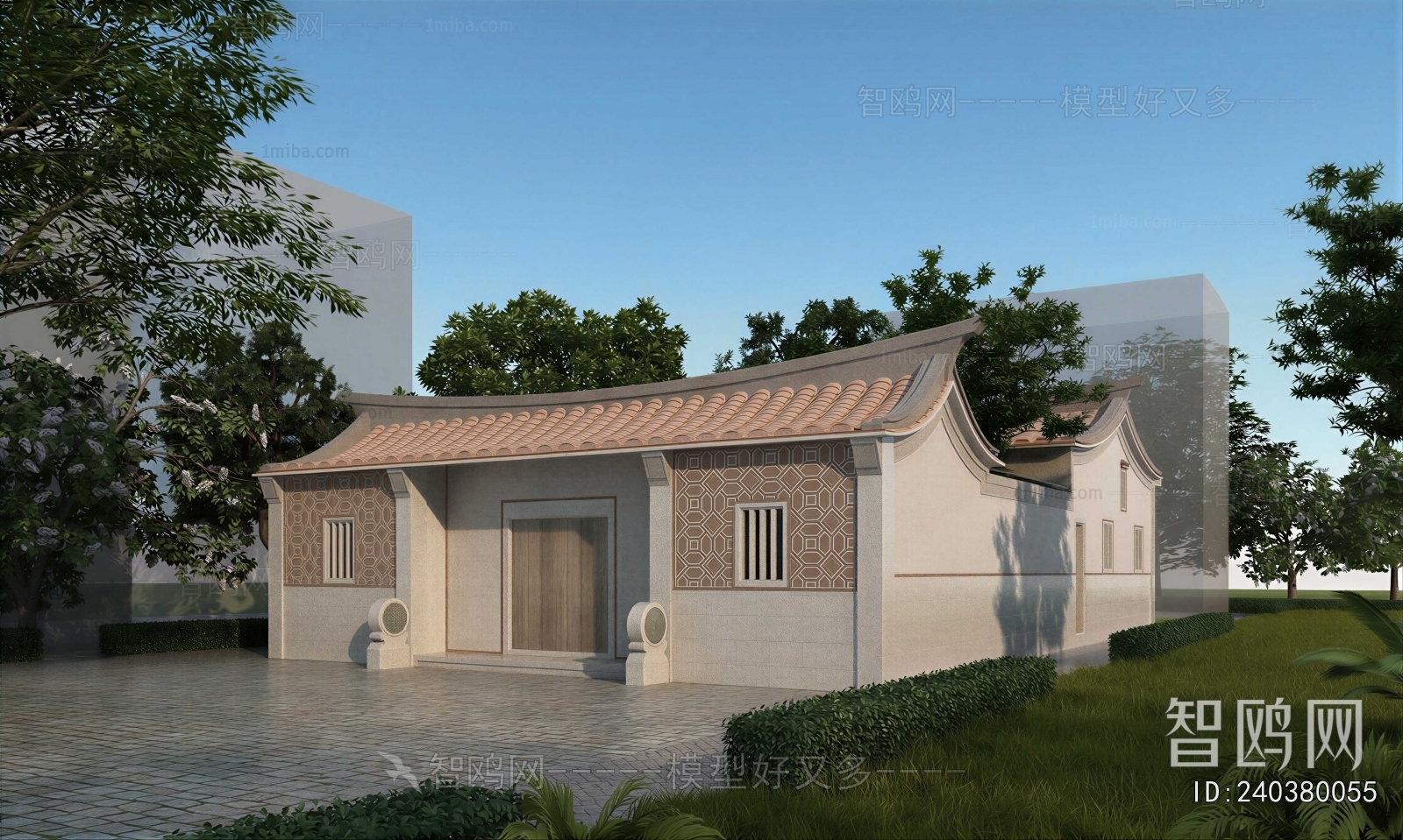 New Chinese Style Building Appearance