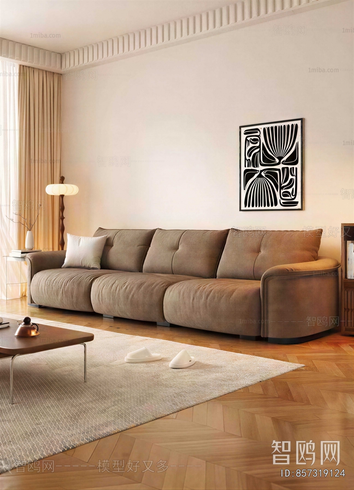 Modern Three-seat Sofa