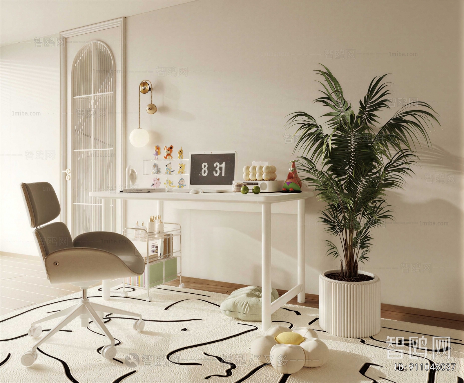 Modern Computer Desk And Chair