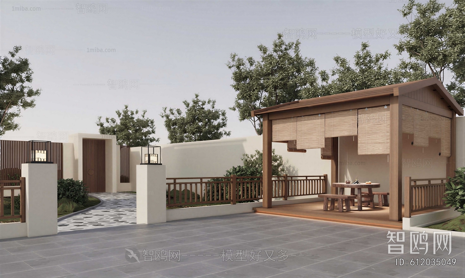 Japanese Style Courtyard/landscape