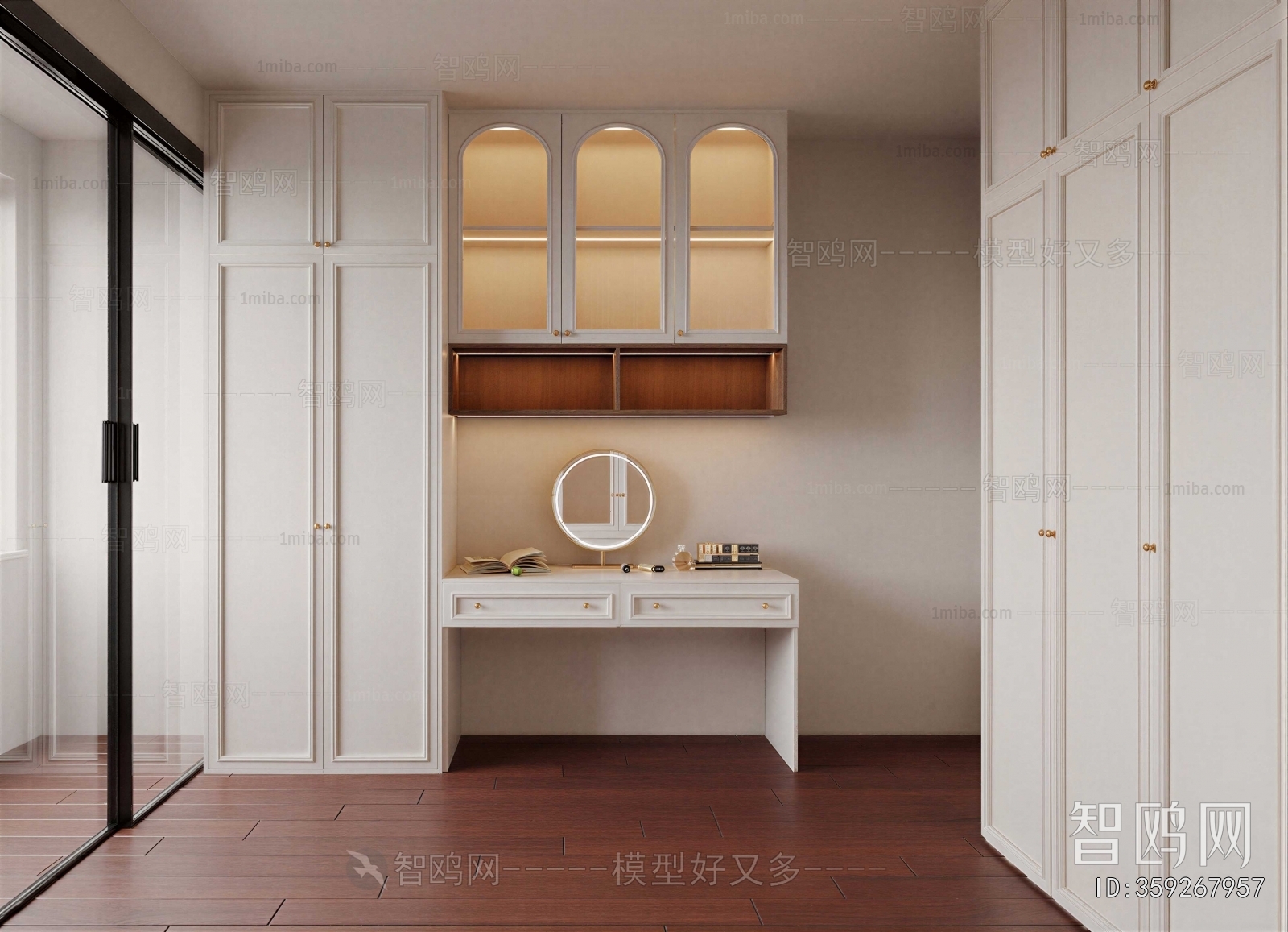 French Style Clothes Storage Area