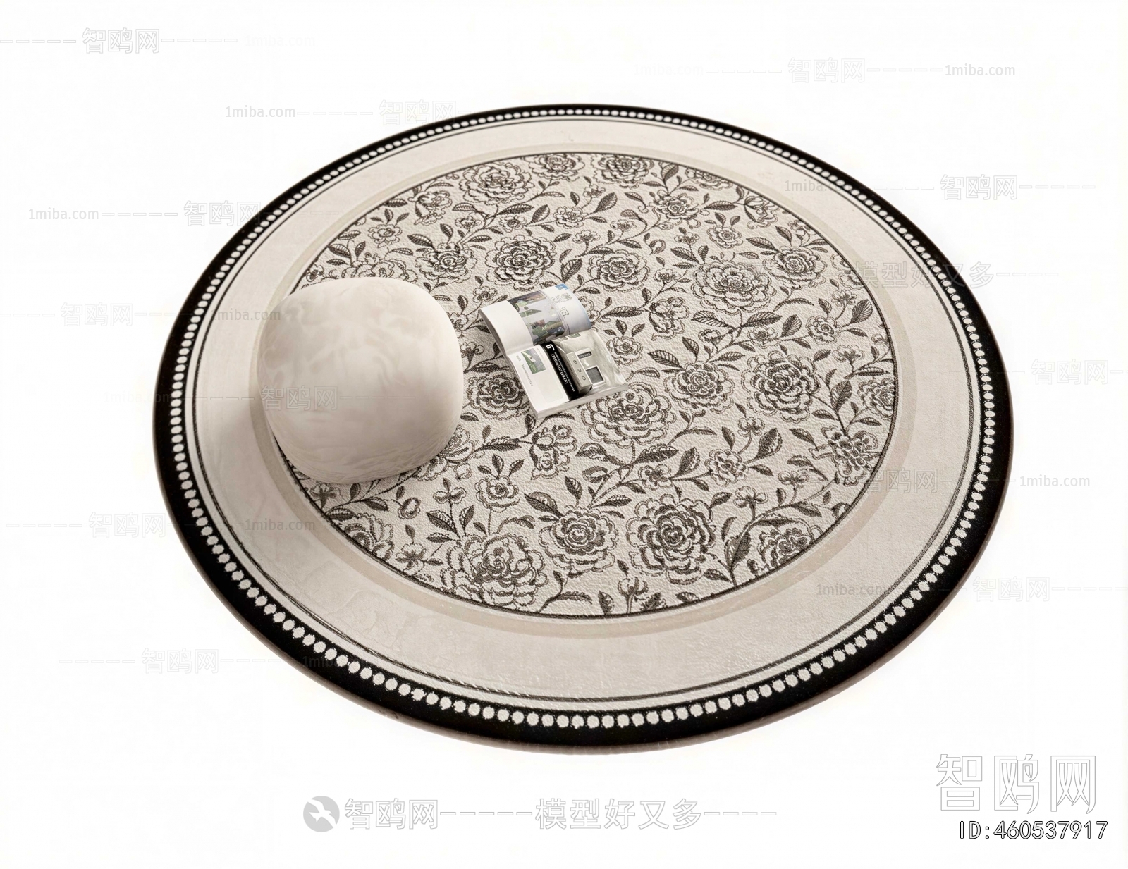 French Style Circular Carpet