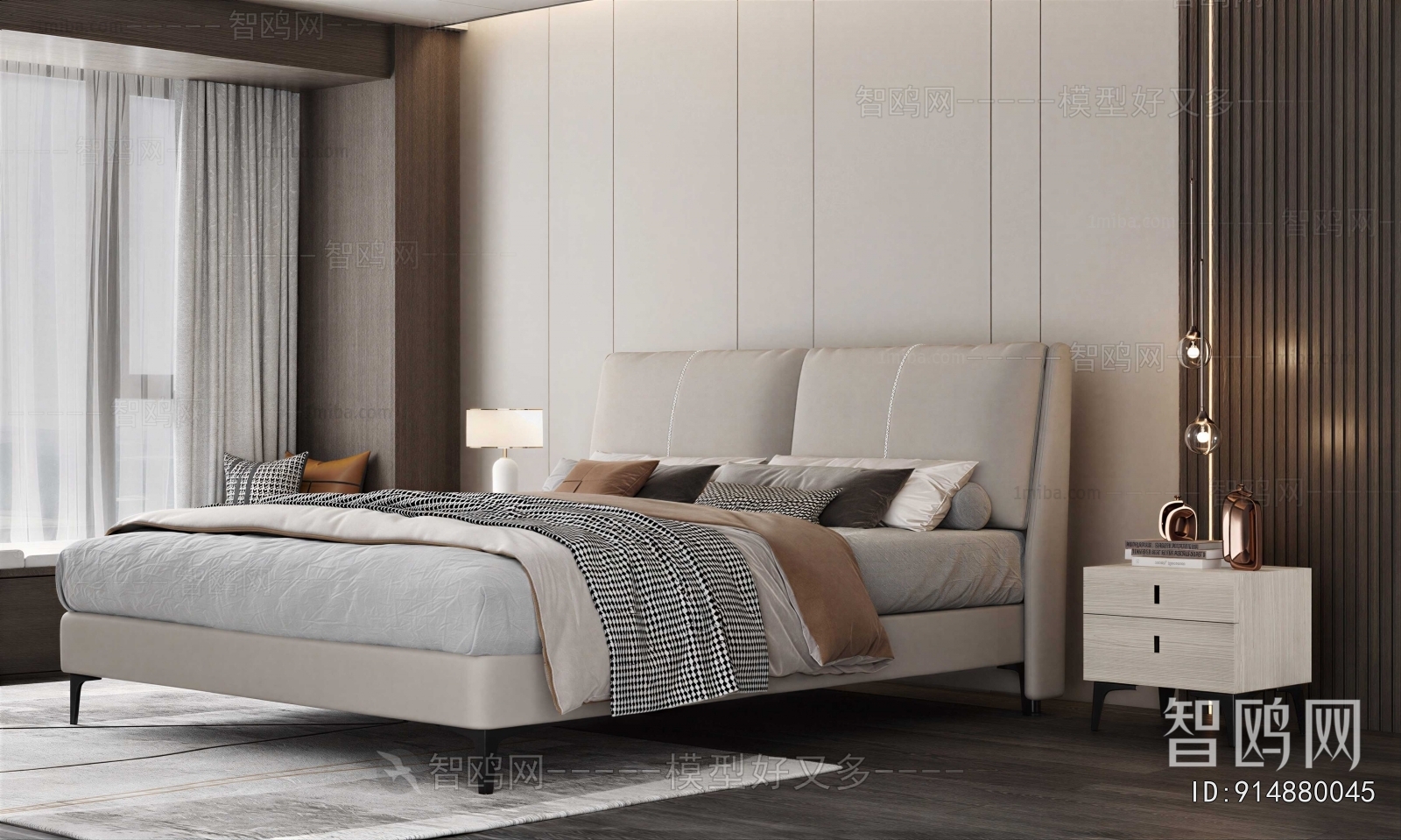 Modern Double Bed