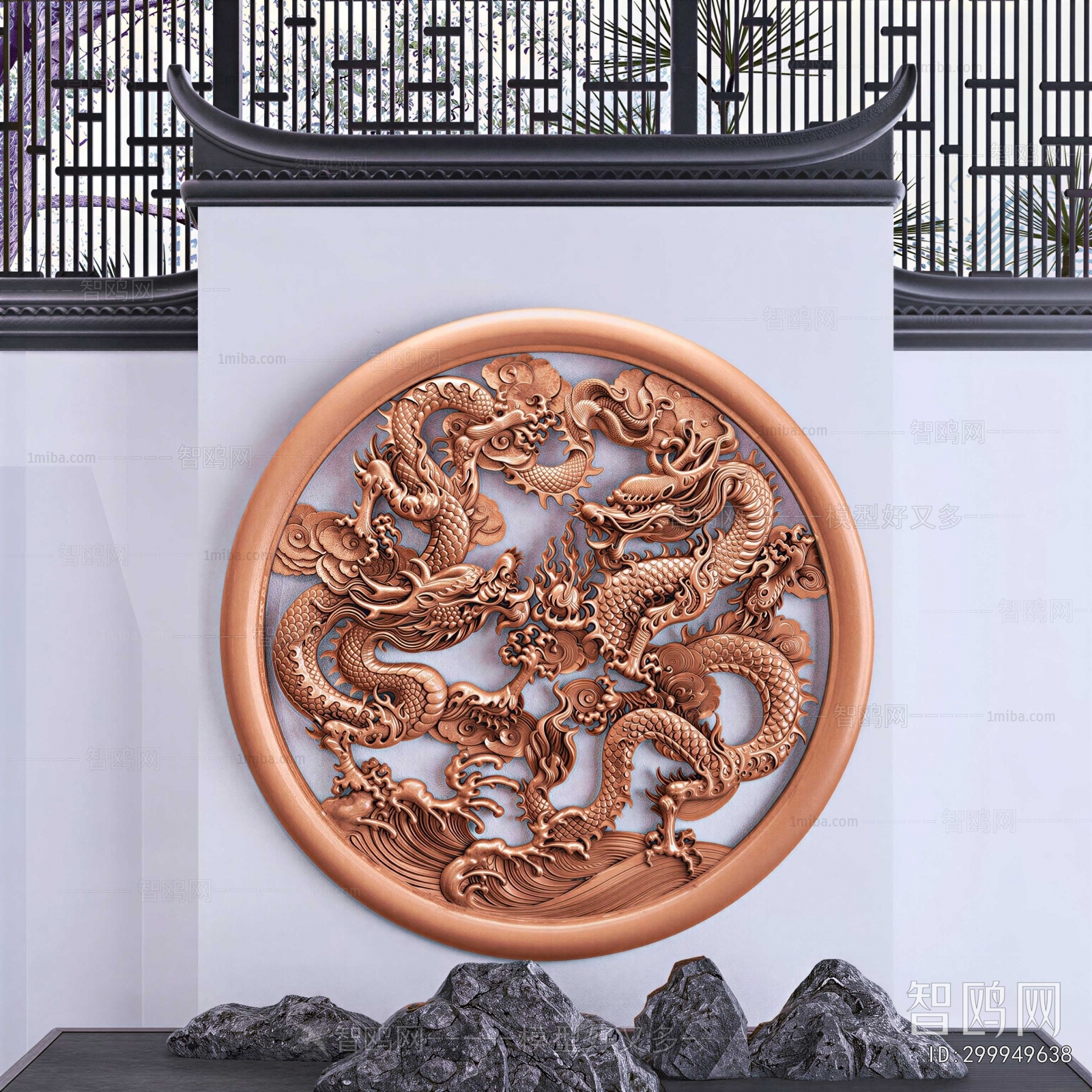 New Chinese Style Wall Panel