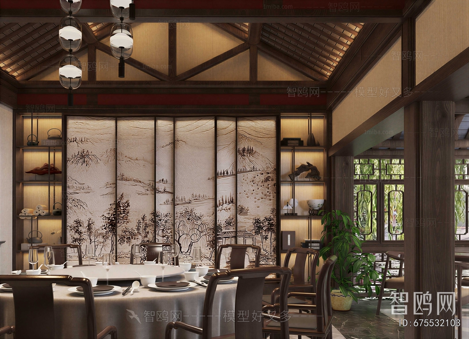 New Chinese Style Restaurant Box