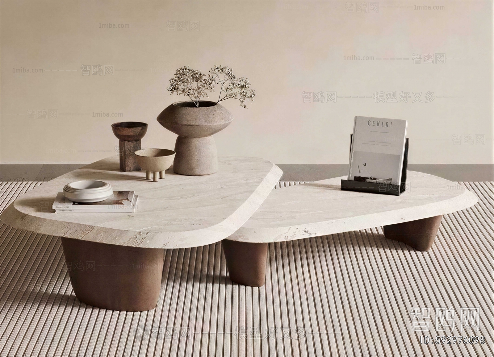 Wabi-sabi Style Coffee Table