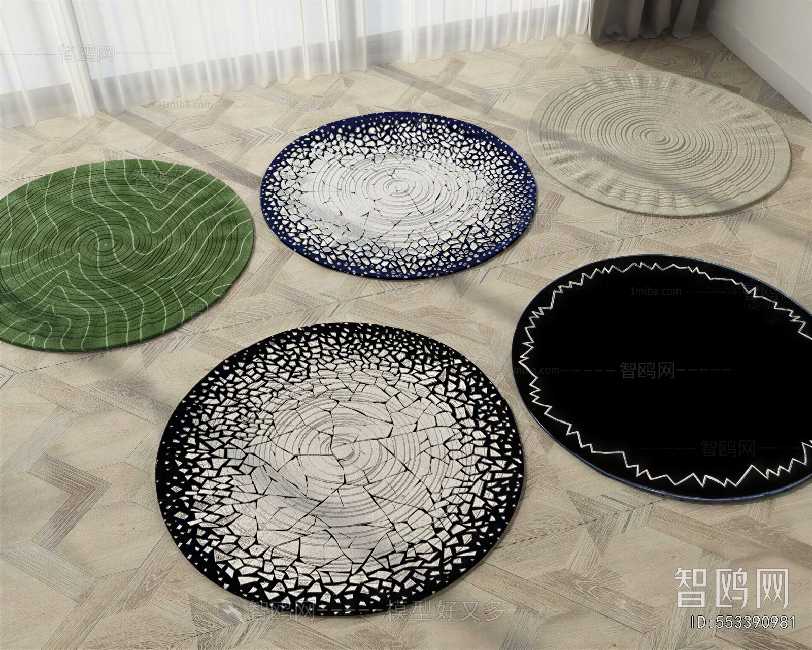Modern Circular Carpet