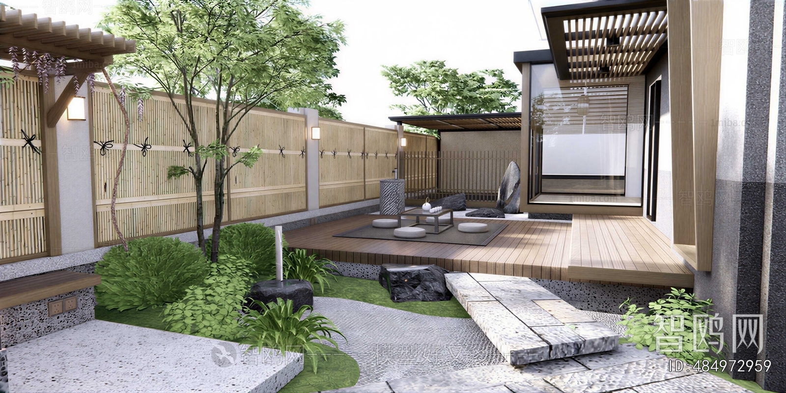Japanese Style Courtyard/landscape