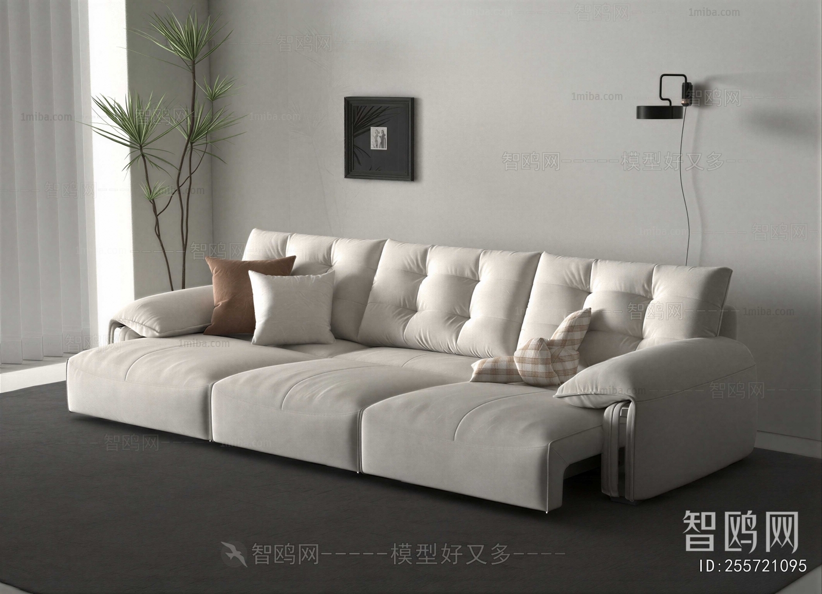 Modern Three-seat Sofa