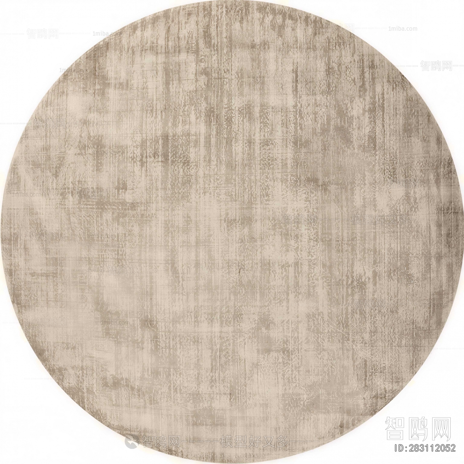 Wabi-sabi Style Circular Carpet