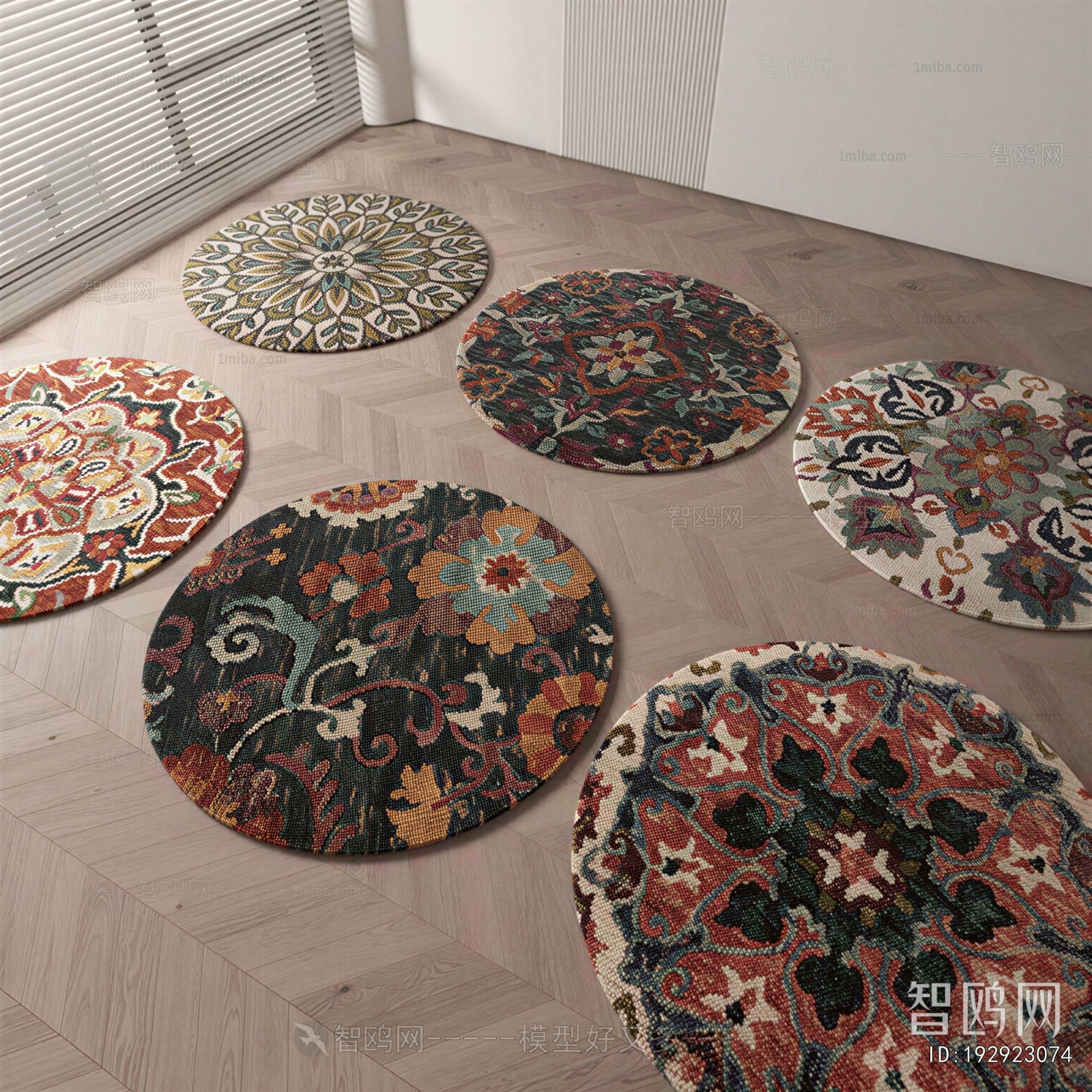 European Style Circular Carpet