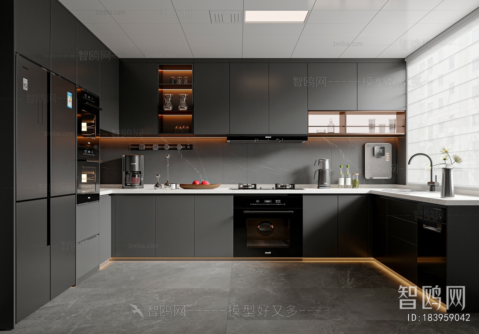 Modern The Kitchen