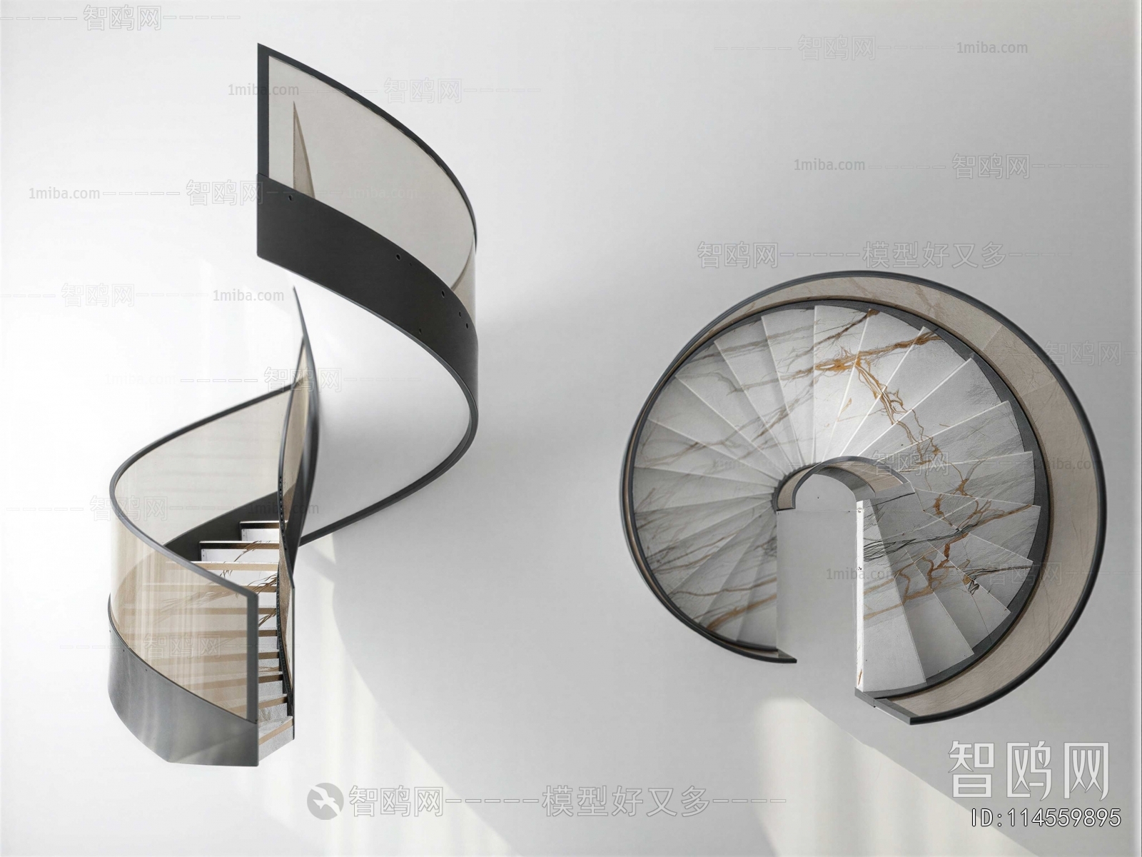 Modern Rotating Staircase