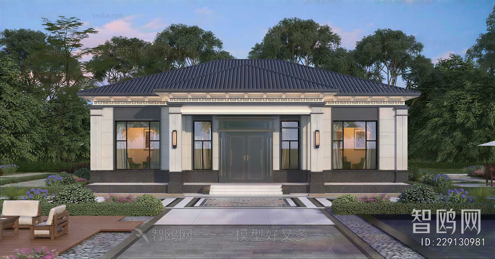 New Chinese Style Detached Villa