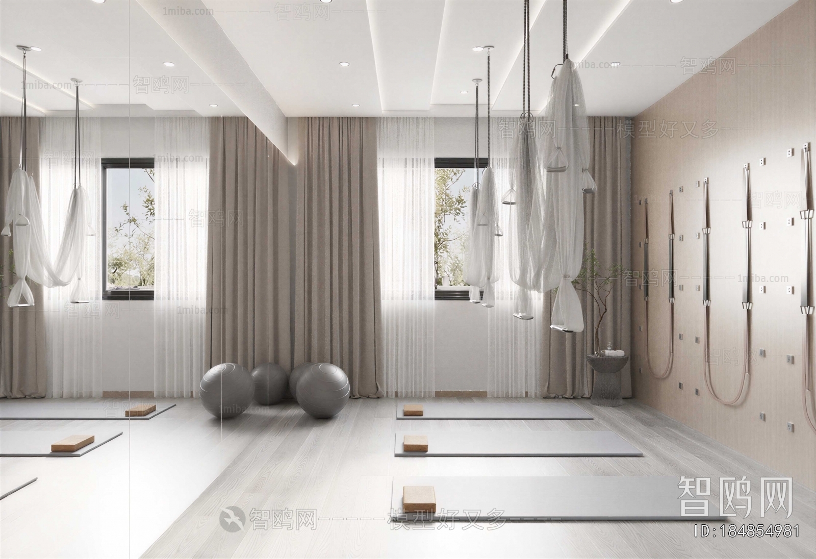 Modern Yoga Room