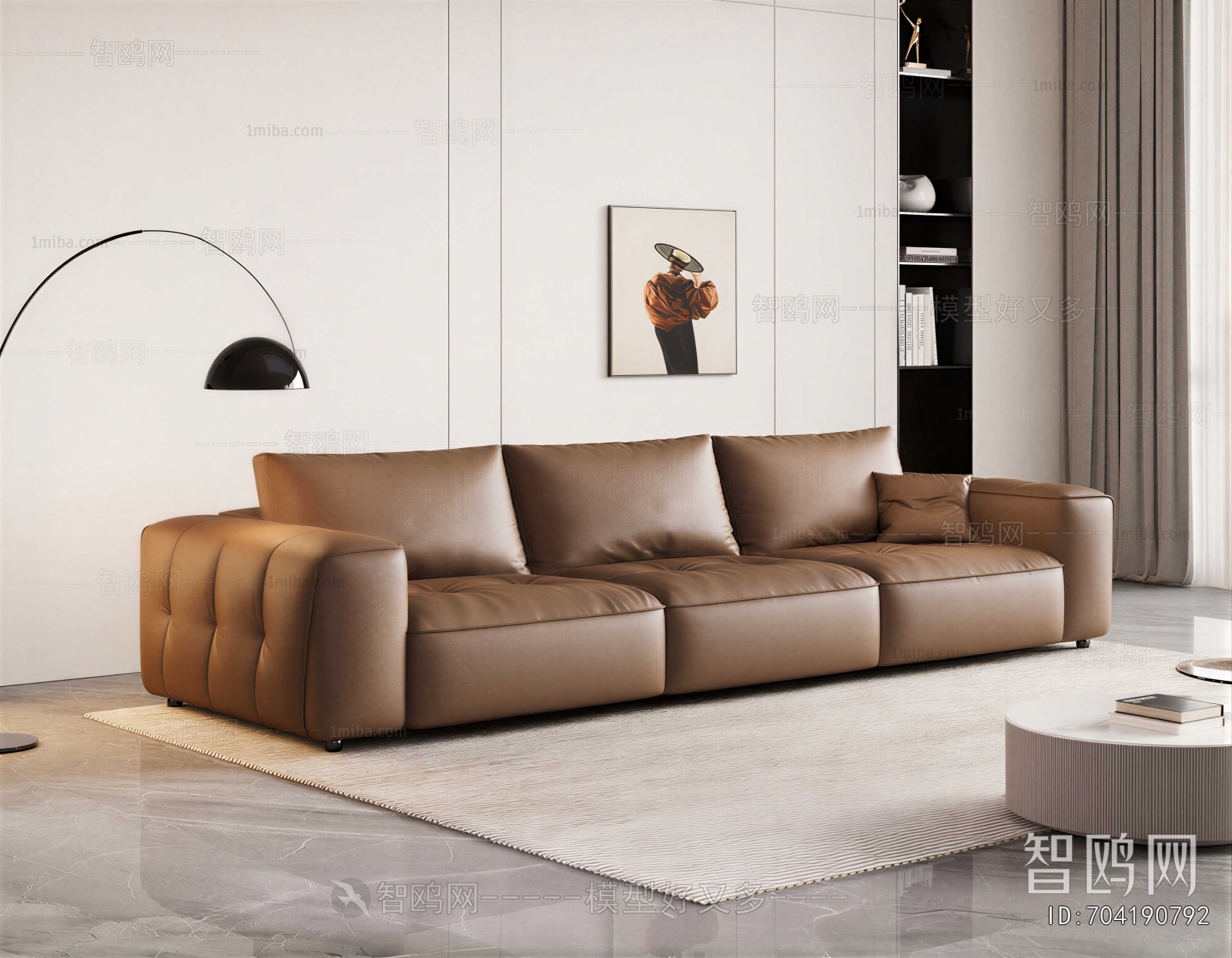 Modern Three-seat Sofa